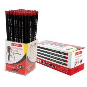 مداد قرمز چوب مشکی ووک کد 20024