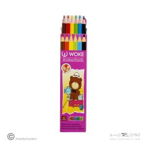 مدادرنگی6رنگ(شش گوش) جعبه مقوایی ووک