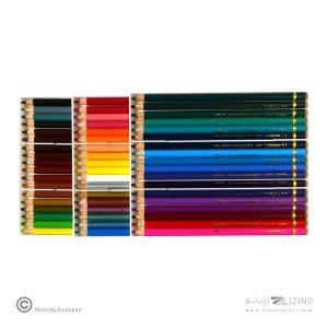 مدادرنگی54رنگ جعبه مقوایی سوپرکالر اسکول فنز کد92452