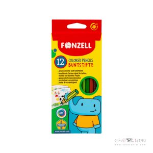 مدادرنگی12رنگ جعبه مقوایی فونزل کد685071/685080