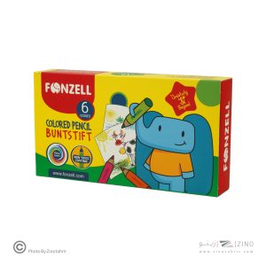 مدادرنگی6رنگ کوتاه جعبه مقوایی فونزل کد685083یاکد685074