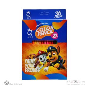 مداد رنگی36رنگ جعبه مقوایی(دانش آموزی) ام کیو