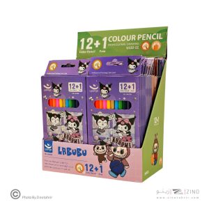 مدادرنگی12+1رنگ جعبه مقوایی(کرومی و لبوبو) کدU122-121