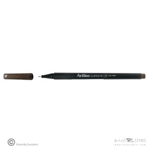 روان نویس نوک نمدی قهوه ای تیره سوپریم آرتلاین کدEPFS200DARKBROWN
