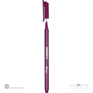 روان نویس نوک نمدی بدنه سه گوش کورس رنگ ارغوانی کد28172