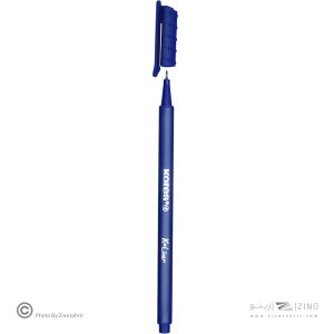 روان نویس نوک نمدی بدنه سه گوش کورس رنگ آبی کد28101