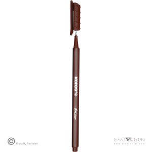 روان نویس نوک نمدی بدنه سه گوش کورس رنگ حنایی کد28161