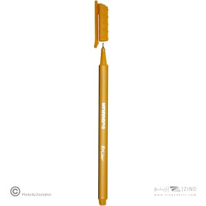 روان نویس نوک نمدی بدنه سه گوش کورس رنگ زرد تیره کد28175