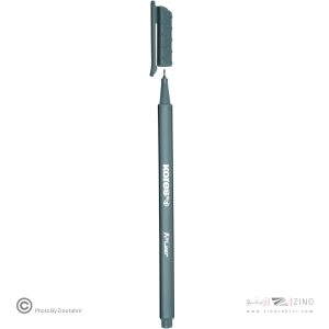 روان نویس نوک نمدی بدنه سه گوش کورس رنگ طوسی کد28160