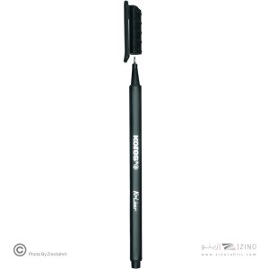 روان نویس نوک نمدی بدنه سه گوش کورس رنگ مشکی کد28102