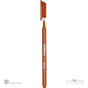 روان نویس نوک نمدی بدنه سه گوش کورس رنگ نارنجی کد28174