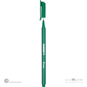 روان نویس نوک نمدی بدنه سه گوش کورس رنگ نعنایی کد28167