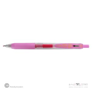 روان نویس فشاری ساراساکلیپ صورتی روشن 0/7 زبرا(10عددی)