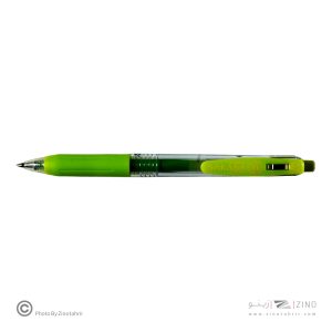 روان نویس فشاری ساراساکلیپ سبزروشن 0/7 زبرا (10عددی)