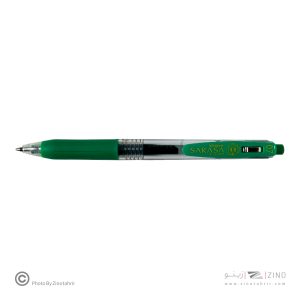 روان نویس فشاری ساراساکلیپ سبزتیره 0/7 زبرا(10عددی)