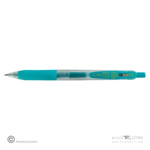 روان نویس فشاری ساراساکلیپ سبزآبی 0/7 زبرا (10عددی)