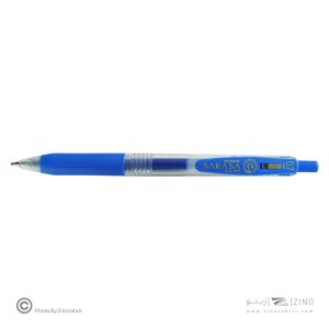 روان نویس فشاری ساراساکلیپ آبی مات 0/7 زبرا (10عددی)