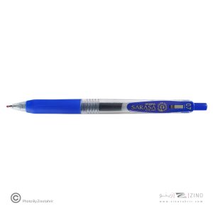 روان نویس فشاری ساراساکلیپ آبی 0/7 زبرا (10عددی)