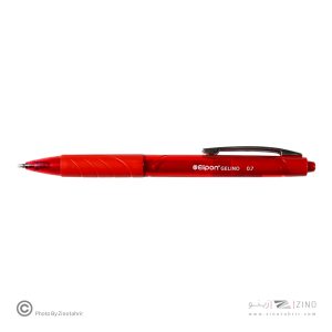 روان نویس فشاری ژلینو قرمز 0/7 الیپون
