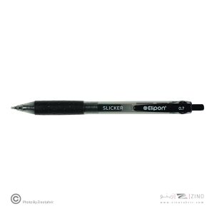 روان نویس فشاری اسلیکر مشکی 0/7 الیپون