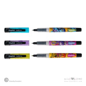 روان نویس آبی0/7(بدنه طرح دار) گرافیتی اسکول فنز کد921203