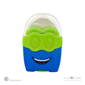 تراش پاکن دوسوراخ مخزن دار طرح لبخند پیکاسو کدSH-115