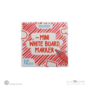 ماژیک وایت برد مینی گرد قرمز  اسکول فنز کد922207-3