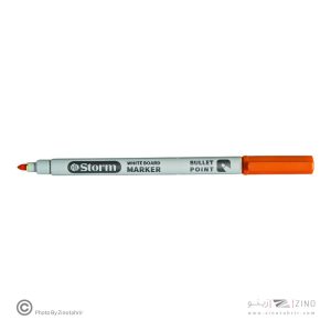ماژیک وایت برد قلمی نارنجی استورم کد340708