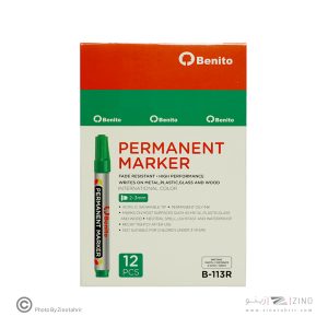 ماژیک معمولی گرد سبز بنیتو