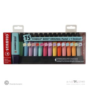 علامت زن جور15رنگ باس اورجینال(پاستل)استابیلو کد7015-02