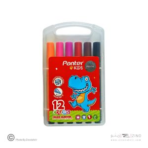 ماژیک نقاشی 12رنگ سه گوش دکتر پنتر کدTCM542-12