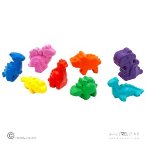 پاستل روغنی 8رنگ دایناسوری کرایون آریا کد2057