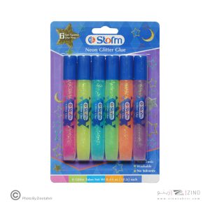 چسب اکلیلی6رنگ پاستلی استورم کد HL609
