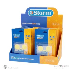 چسب دوطرفه1میل فوم دایره2/8سانت25عددی استورم کدHL-102128