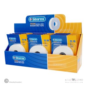 XXXچسب دوطرفه2میل فوم 2/4 سانت3متری استورم کدHL-102138