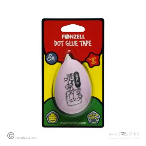 چسب نواری نقطه ای عرض5میل وطول8متر فونزل کد685020 یاکد685024