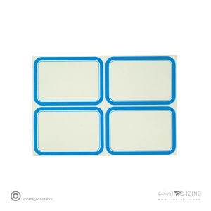 برچسب دورآبی خارجی کد20 سایز7.5*5.4