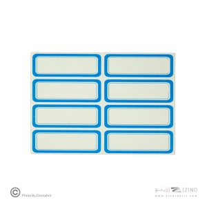 برچسب دورآبی خارجی کد18 سایز6.8*2.7