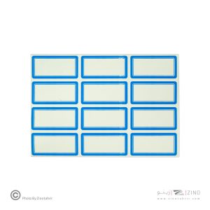 برچسب دورآبی خارجی کد11 سایز5.1*2.7