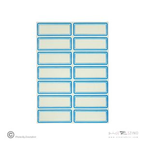 برچسب دورآبی خارجی کد10 سایز5.3*2.1