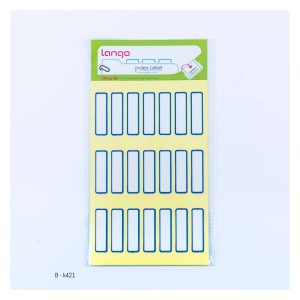 برچسب دورآبی سایز10*35میلیمتر4برگی لانگوکدK-421