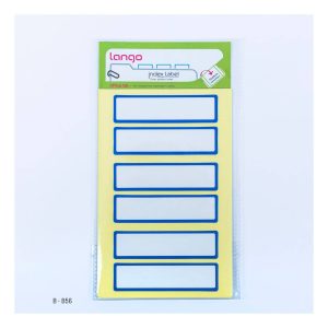 برچسب دورآبی سایز20*75میلیمتر5برگی لانگوکدB-56