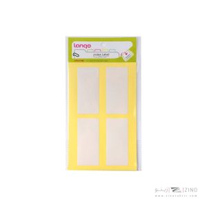 برچسب دورسفیدسایز30*65میلیمتری 5برگی لانگوکدB-54