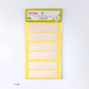 برچسب دورسفیدسایز20*75میلیمتر5برگی لانگوکدB-56