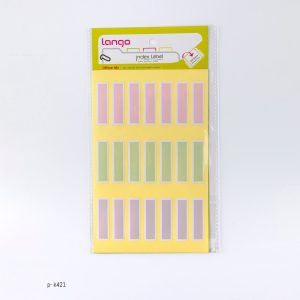 برچسب پاستلی سایز10*35میلیمتر4برگی لانگوکدK-421 یا کد054