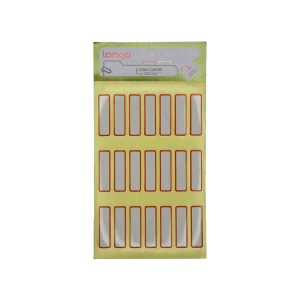 برچسب دورقرمز سایز10*35میلیمتر4برگی لانگوکدK-421