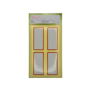 برچسب دورقرمز سایز30*65میلیمتر5برگی لانگوکدB-54