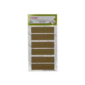 برچسب کرافت سایز75*20میلیمتر5برگی لانگوکدB-56 یا کد032