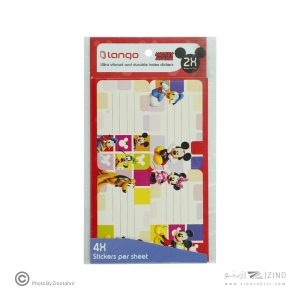 برچسب اسم دانش آموز طرح میکی موس لانگو