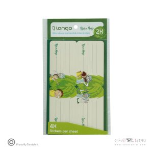 برچسب اسم دانش آموز طرح ریک و مورتی لانگو